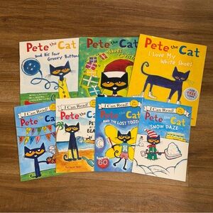 7x Pete the Cat Books